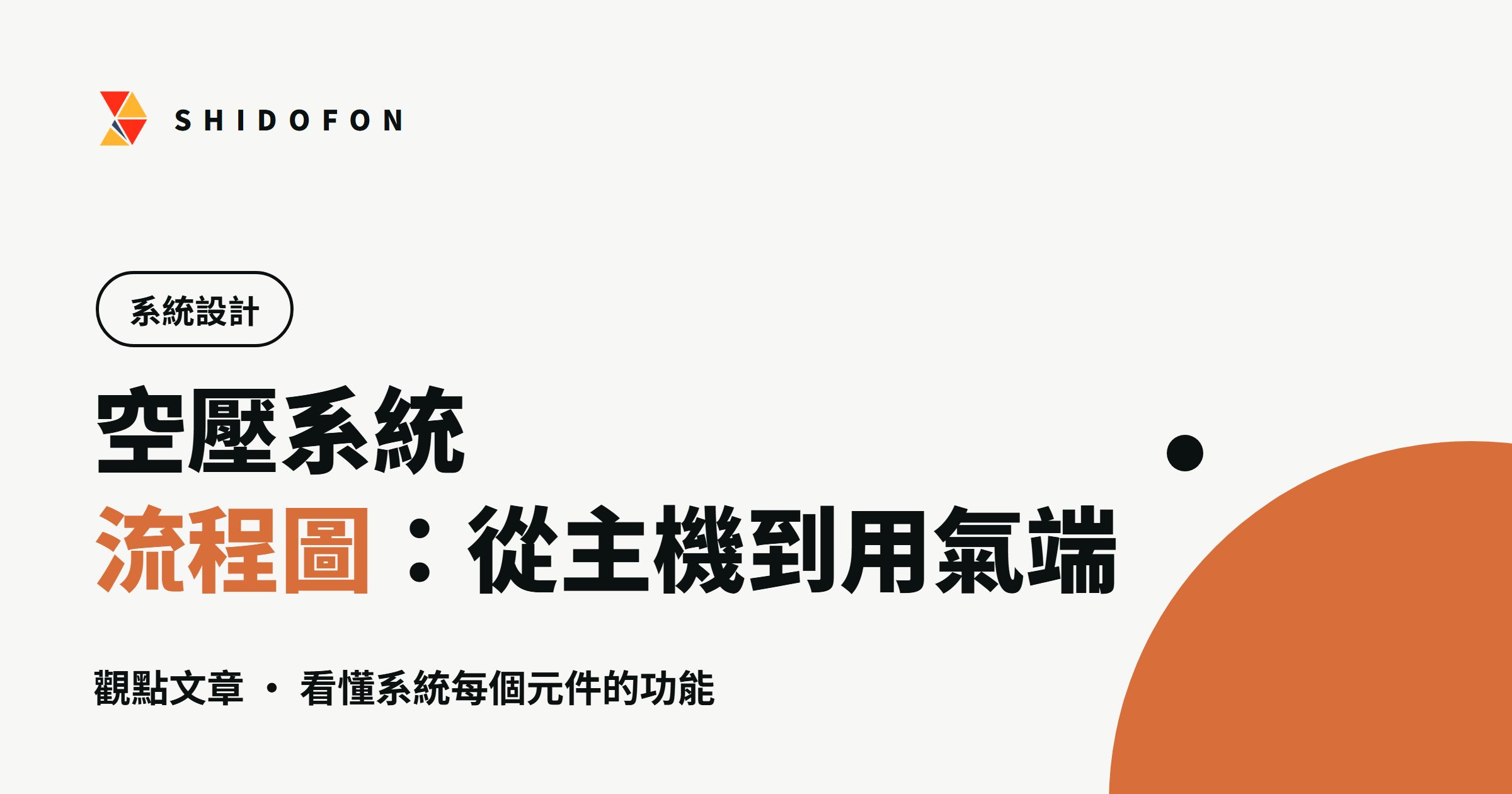 空壓系統流程圖：從主機到用氣端，看懂每個元件的功能：文章封面