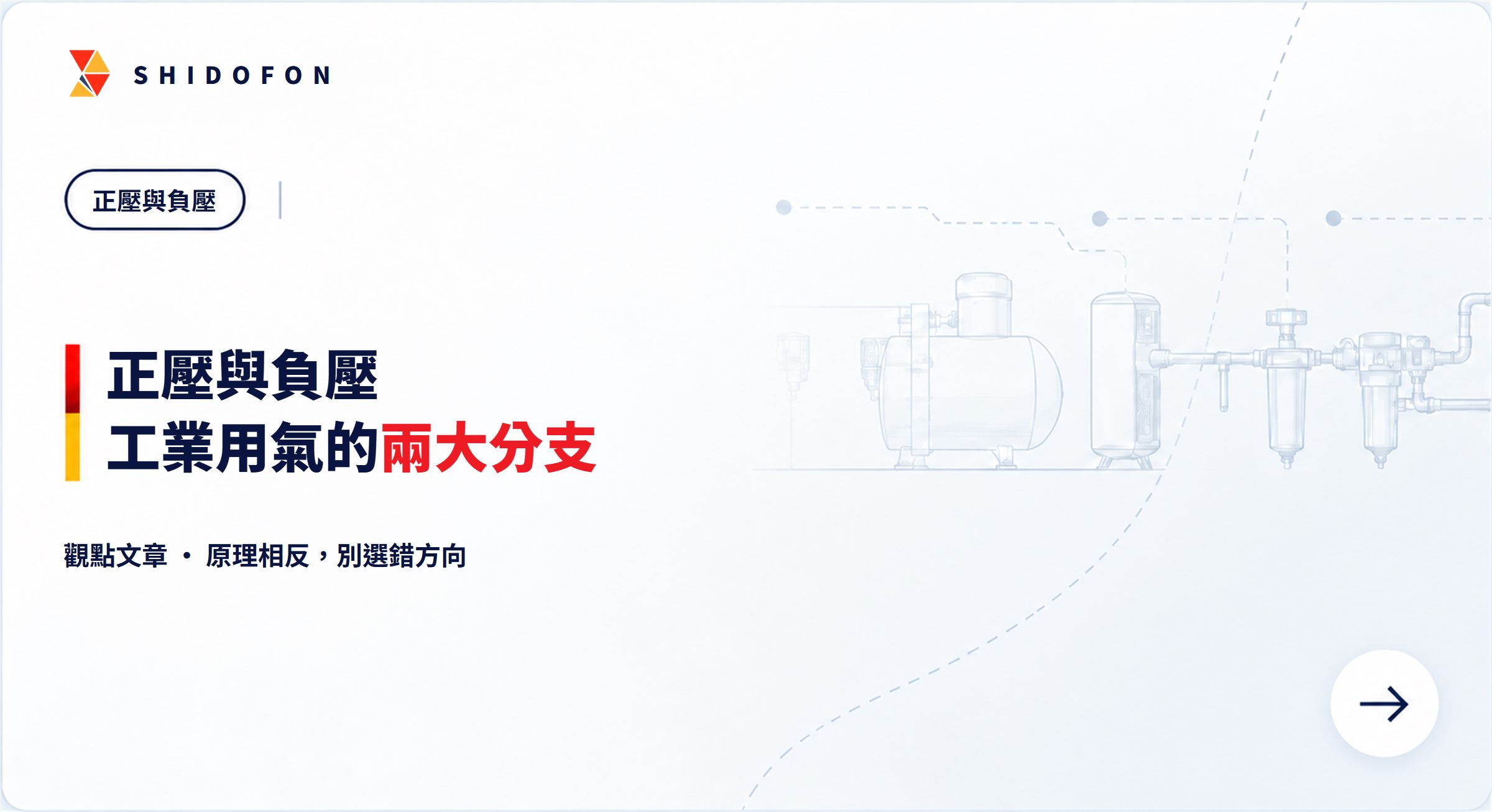 正壓與負壓是什麼？工業用氣的兩大分支：文章封面